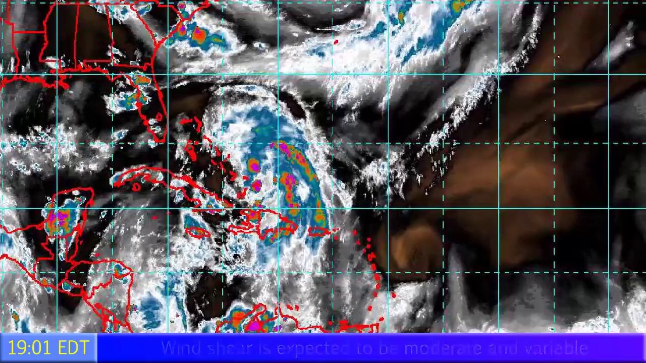 Tropical Depression Four over the Bahamas - Update 1 (August 24, 2014)