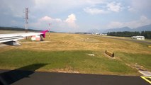 Wizzair Airbus A320 Takeoff Ljubljana airport (W6 2901) - Flying with annoying kids.