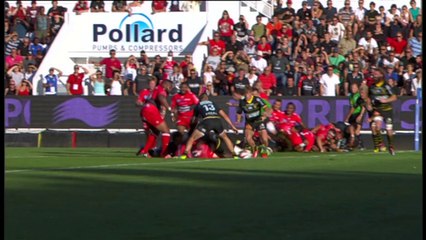 Toulon-La Rochelle: Essai 1 David Smith (TLN) - J2 - Saison 2014/2015