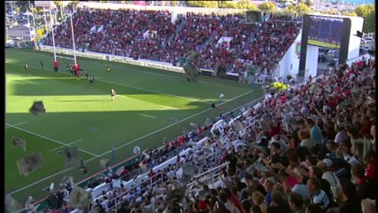 Toulon-La Rochelle: Essai Matt Giteau (TLN) - J2 - Saison 2014/2015