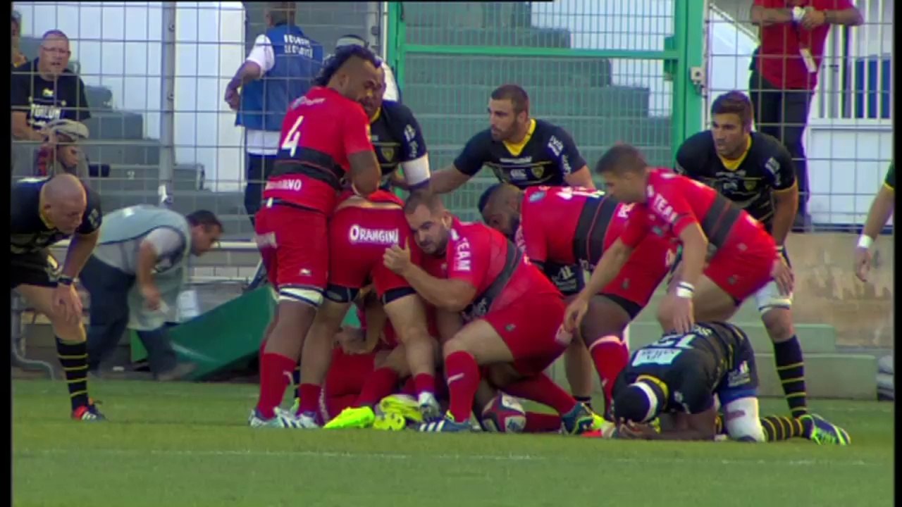 Toulon-La Rochelle: Essai Delon Armitage (TLN) - J2 - Saison 2014/2015