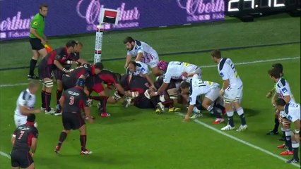 Stade Français-Lyon: Essai Enrico Januarie (LYO) - J2 - Saison 2014/2015
