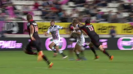 Stade Français-Lyon: Essai Jérémy Sinzelle (PAR) - J2 - Saison 2014/2015