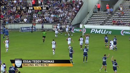 Résumé Bordeaux-Racing: 30-21 - J2 - Saison 2014/2015