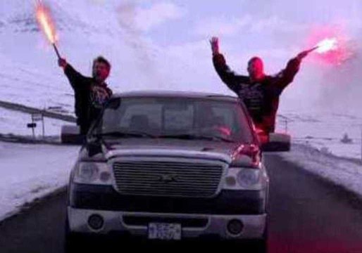 'First' Icelandic Backflip on a Snowmobile