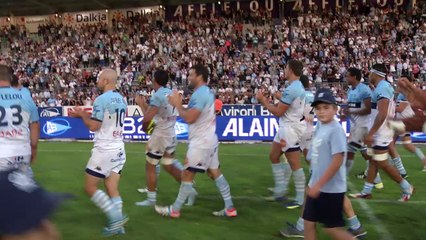 Bayonne-Oyonnax: le tour d'honneur des joueurs