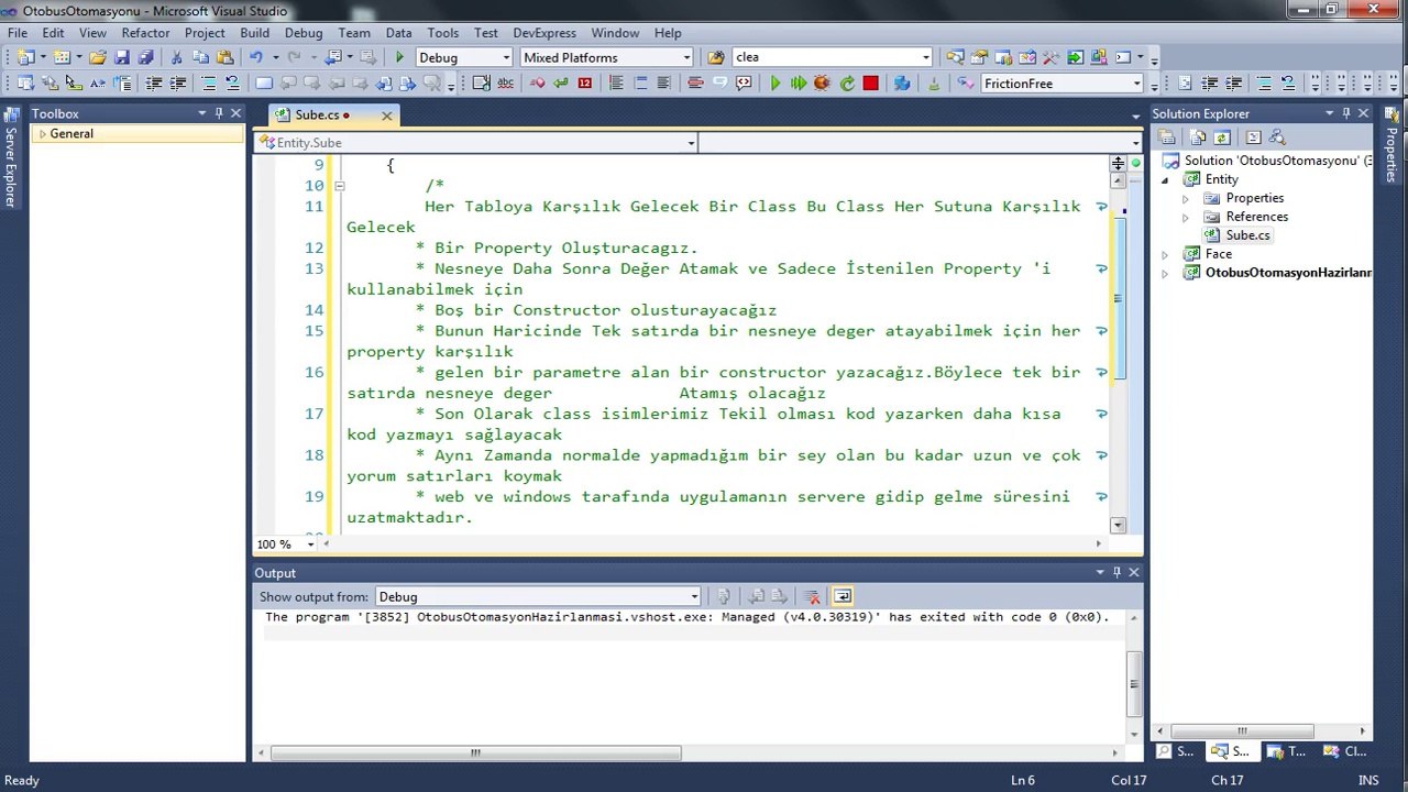 C# Otobus Otomasyonu Modelleme