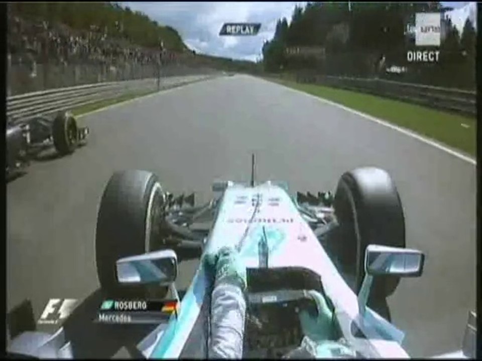 Rosberg a pris la floche