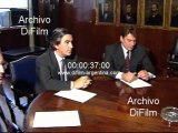 DiFilm - Domingo Cavallo se reune con editores Camara del Libro 1992