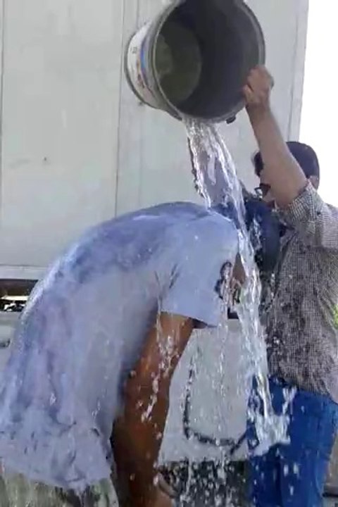my Ice Bucket Challenge.