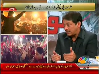 Faisal Raza Abidi in Dharna On 26th August Against The Government