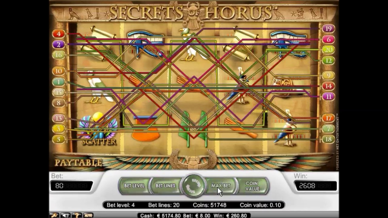 The Secrets Of Horus Slot Game