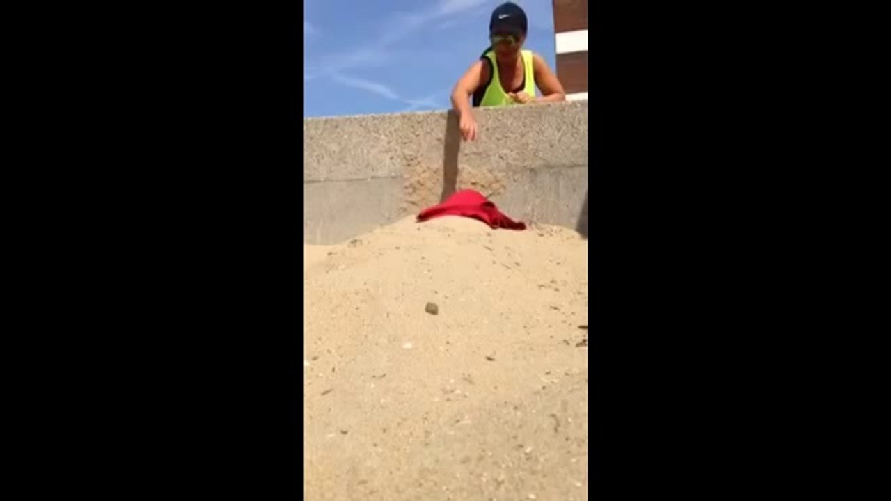 Prank at the beach!