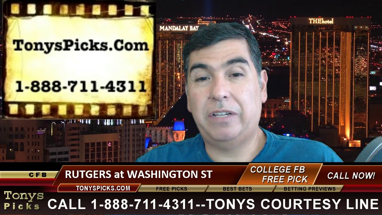 Washington St Cougars vs. Rutgers Scarlet Knights Pick Prediction NCAA College Football Odds Preview 8-28-2014