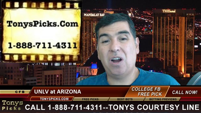 Arizona Wildcats vs. UNLV Rebels Pick Prediction NCAA College Football Odds Preview 8-29-2014