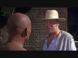 THE ULTIMATE WARRIOR 1975 Yul Brynner  Knife Fight Scene