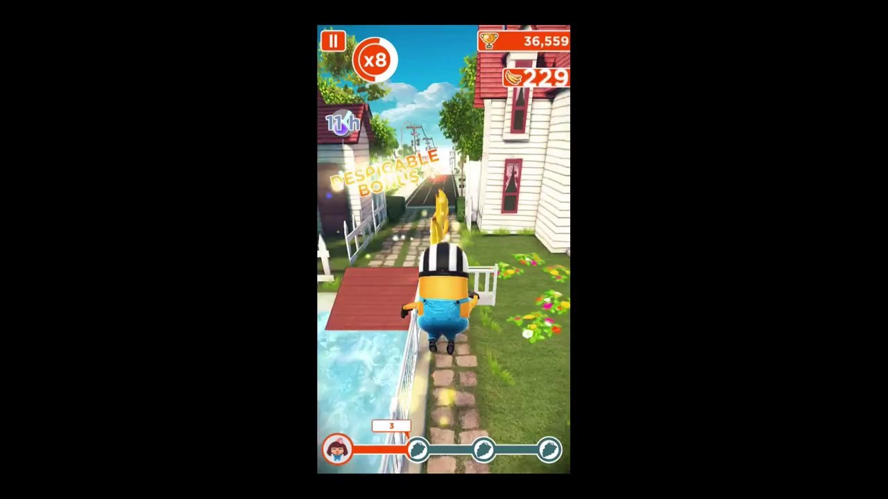 Despicable Me 2  Minion Rush - Meena Boss Battle