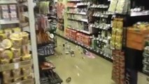 Japan Earthquake at 8.9 magnitude - Live Video Inside at shop center (Everything is shaking)