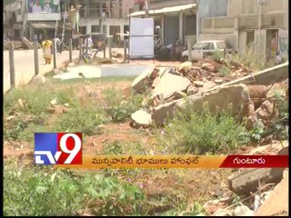Land encroachments in Guntur