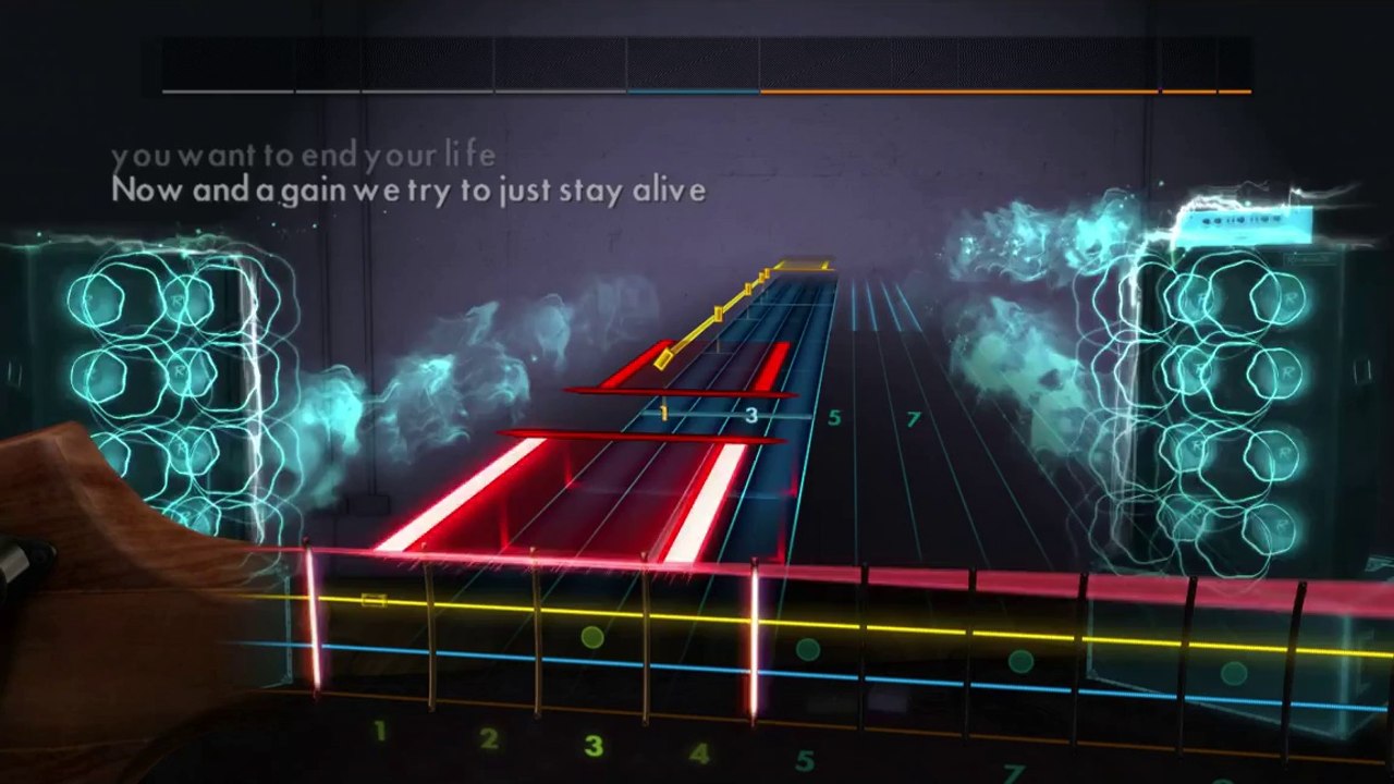 Rocksmith2014 Never to Late three days grace (bass cover)