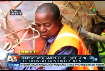 Liberia: llega cargamento de UNICEF para enfrentar ébola