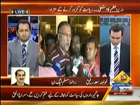 Imran Khan Is A Stubborn He Dont Want To Do Negotiations Saad RafiquePMLN