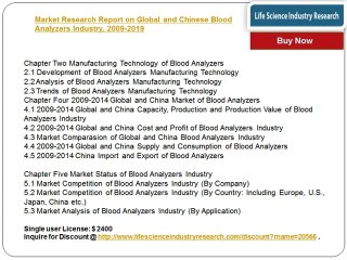 Global and Chinese Blood Analyzers Industry 2019