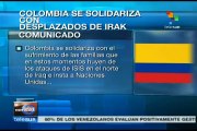Colombia rechaza ataques de Daésh a iraquíes