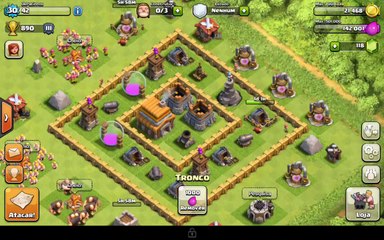 Clash Of Clans #20 castelo do clan lvl 2