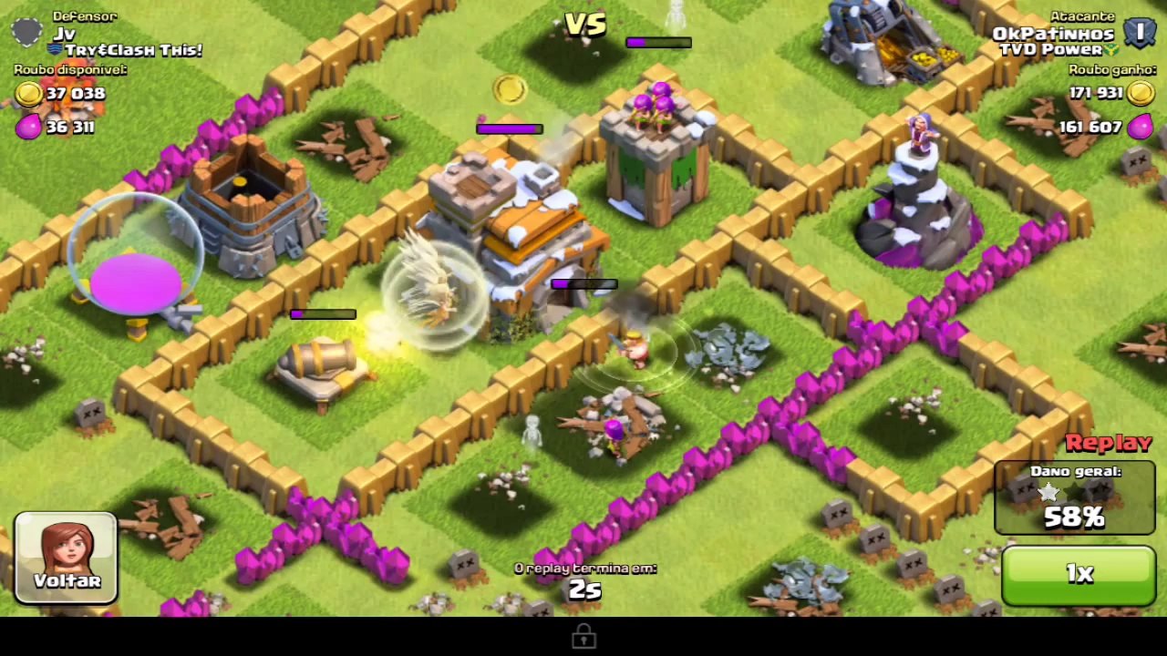 C.O.C. Revisão De Ataques #5 Sejam Bem Vindos Recursos Novos!