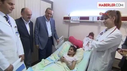 Erdoğan, Gazze'den Getirilen Yaralıları Ziyaret Etti