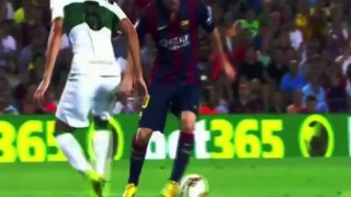 Lionel Messi Amazing Goal 2014 - FC Barcelona vs Elche 3-0 2014 (La Liga 2014) 24-08-2014 HD.