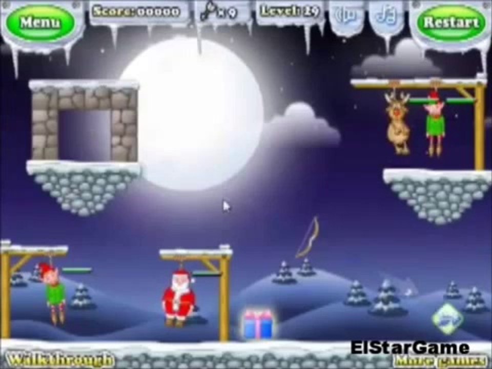 Gibbets Santa in Trouble level 29