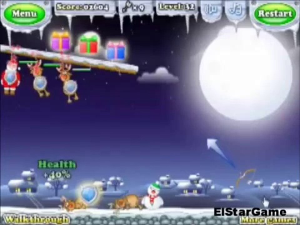 Gibbets Santa in Trouble level 32