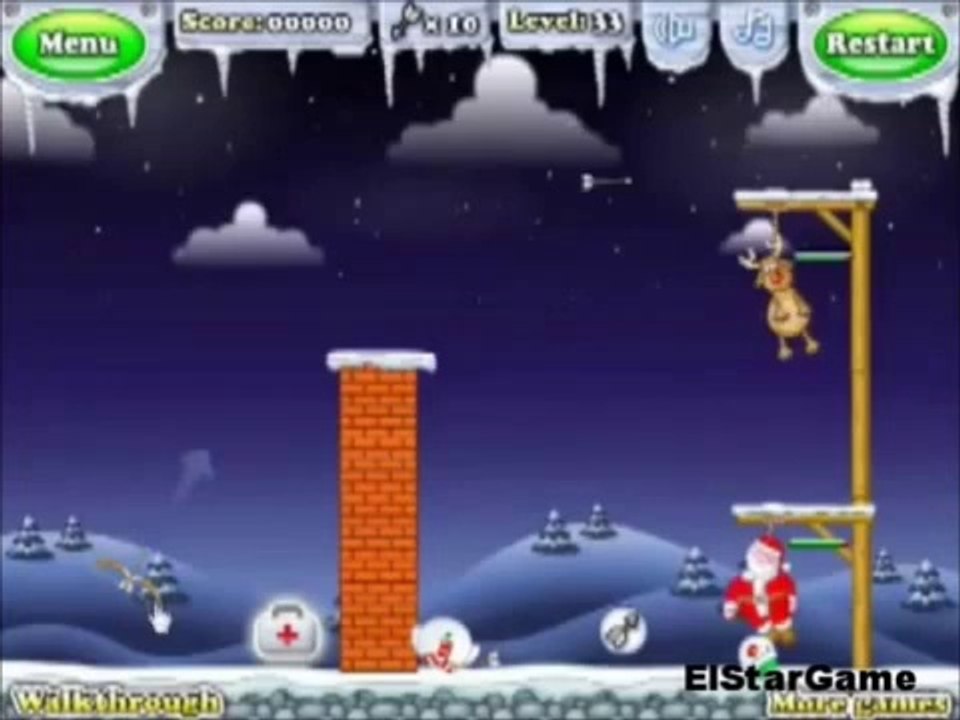 Gibbets Santa in Trouble level 33