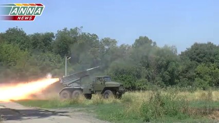Grad Rockets Destroy Ukraine Army  August 2014