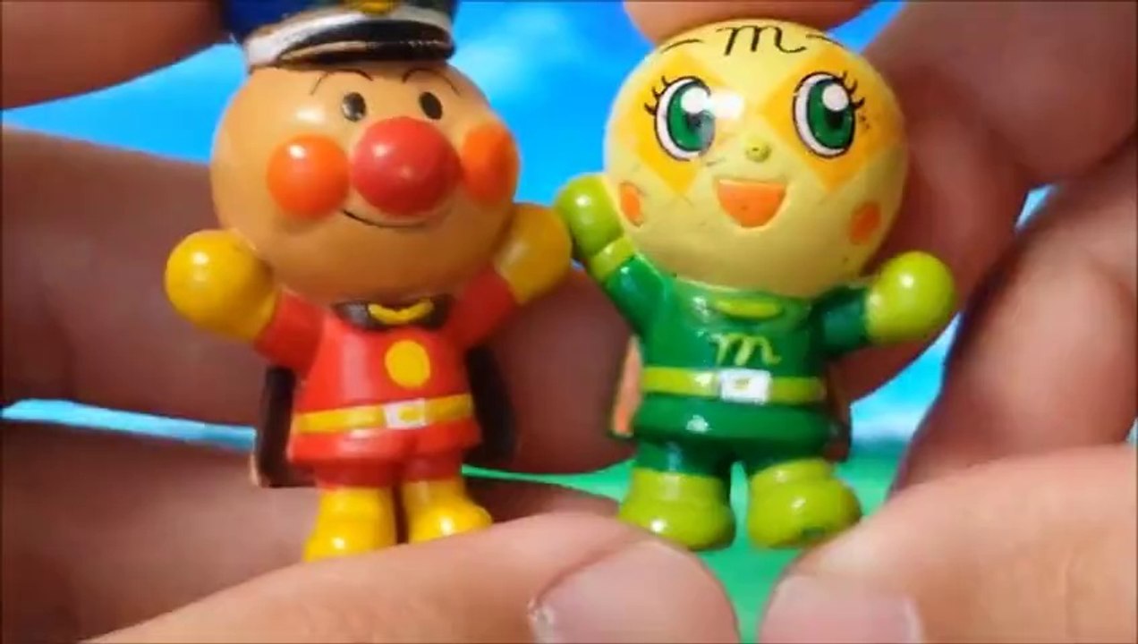 アンパンマン アニメおもちゃ【メロンパンナちゃん、ジャムおじさん、チーズ、アンパンマン】anpanman