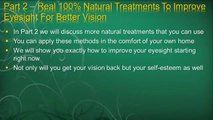 Improve Your Vision And Eyesight Naturally Without Glasses Vision Without Glasses Review