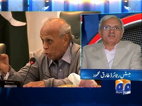 Justice Tariq Mehmood rejects Afzal Khan Allegations-25 Aug 2014