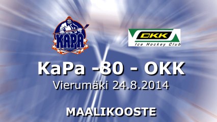 Maalikooste: KaPa -80 - OKK (Vierumäellä 24.8.2014)