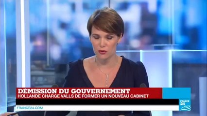France _ Pouria Amirshahi, député PS, commente la démission du gouvernement_(360p)