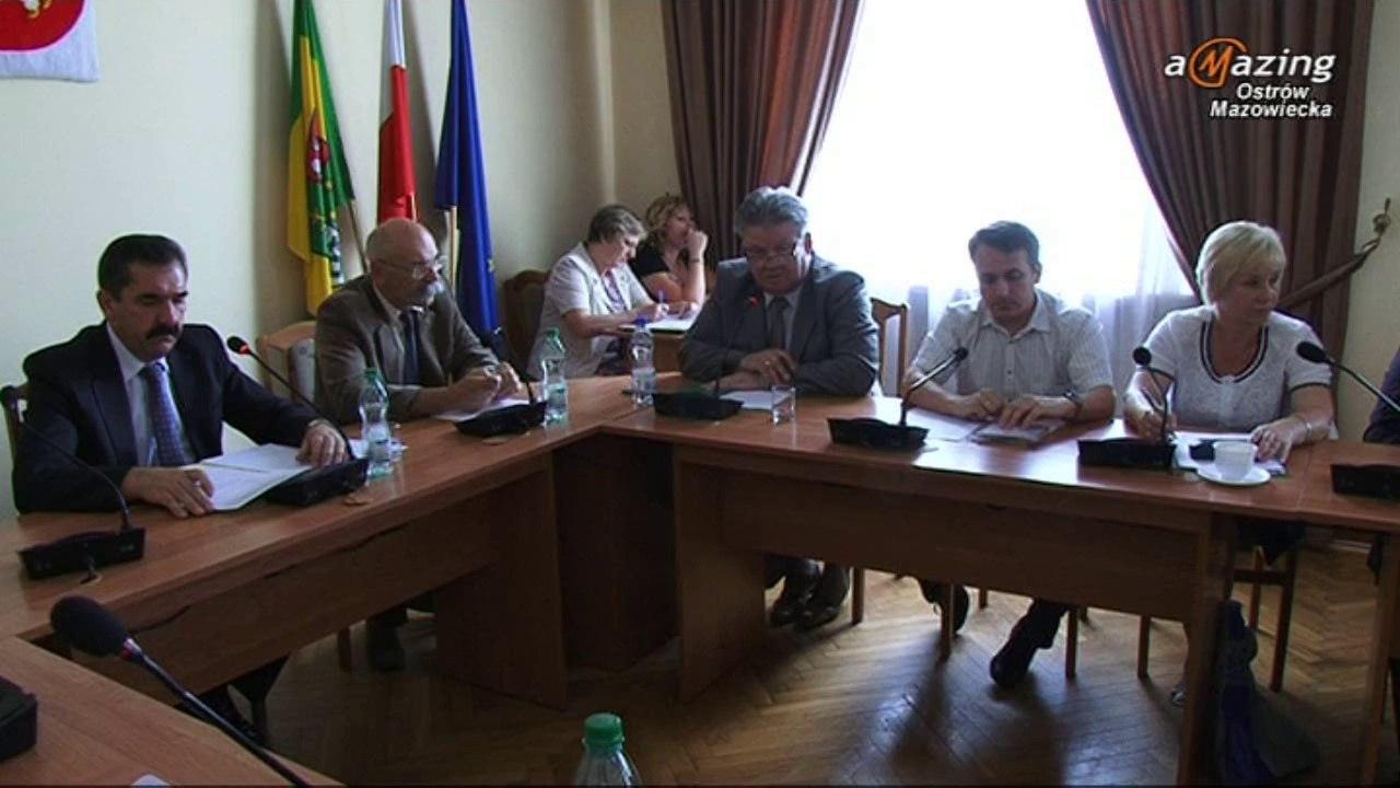 XLIII Sesja Rady Powiatu Ostrów Mazowiecka 12.08.2014
