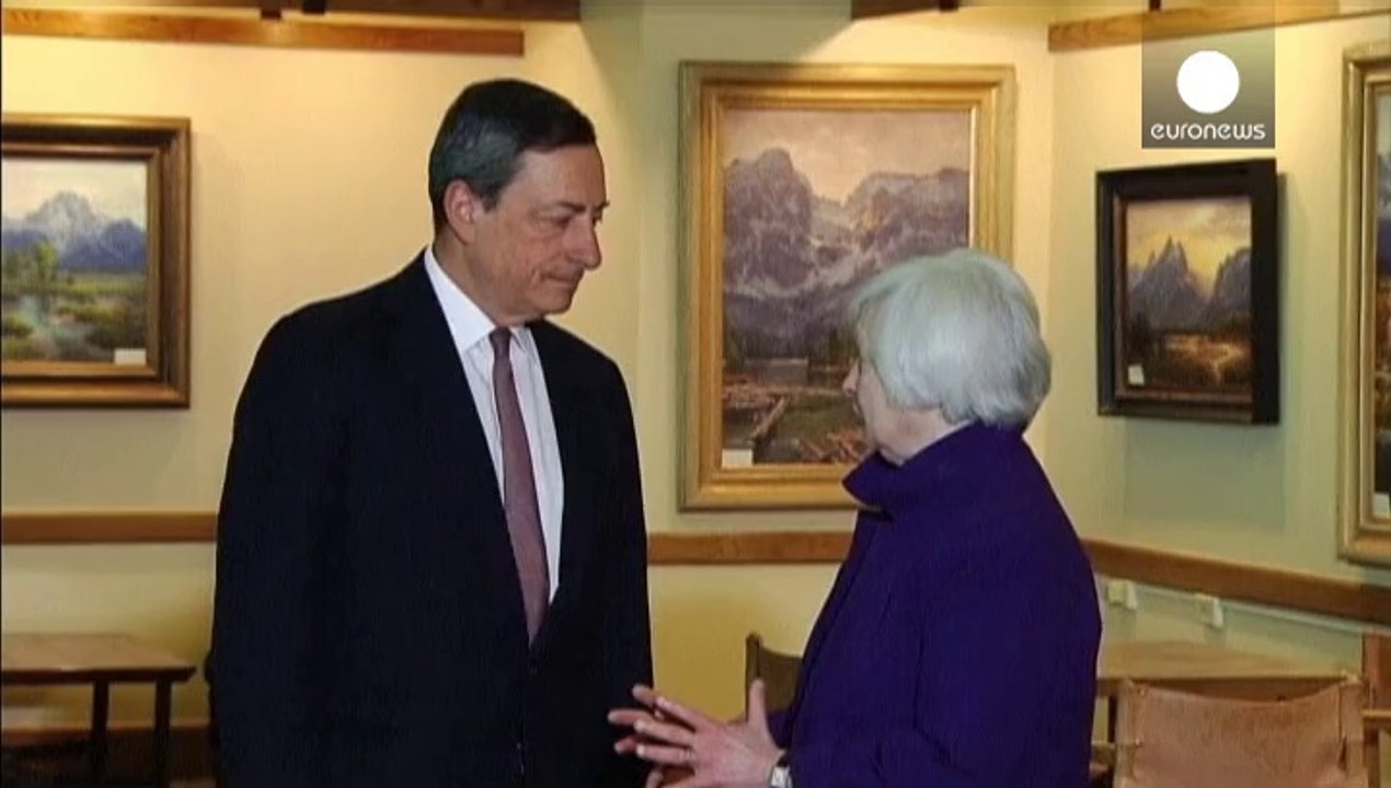 Draghi's comments spark ECB stimulus speculation, eurozone shares rally, euro slides