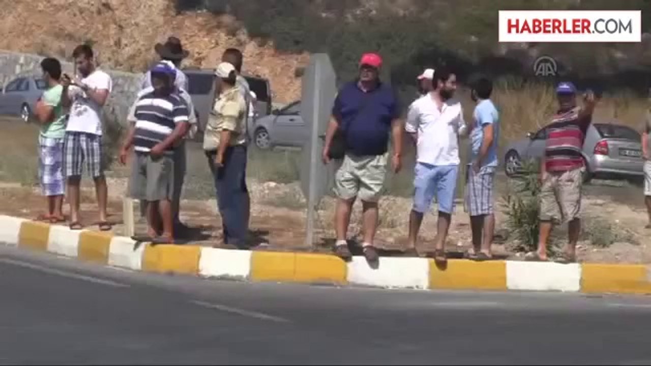 Bodrum'da orman yangını