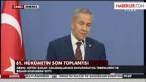 Bülent Arınç: İçimizde bir uktedir