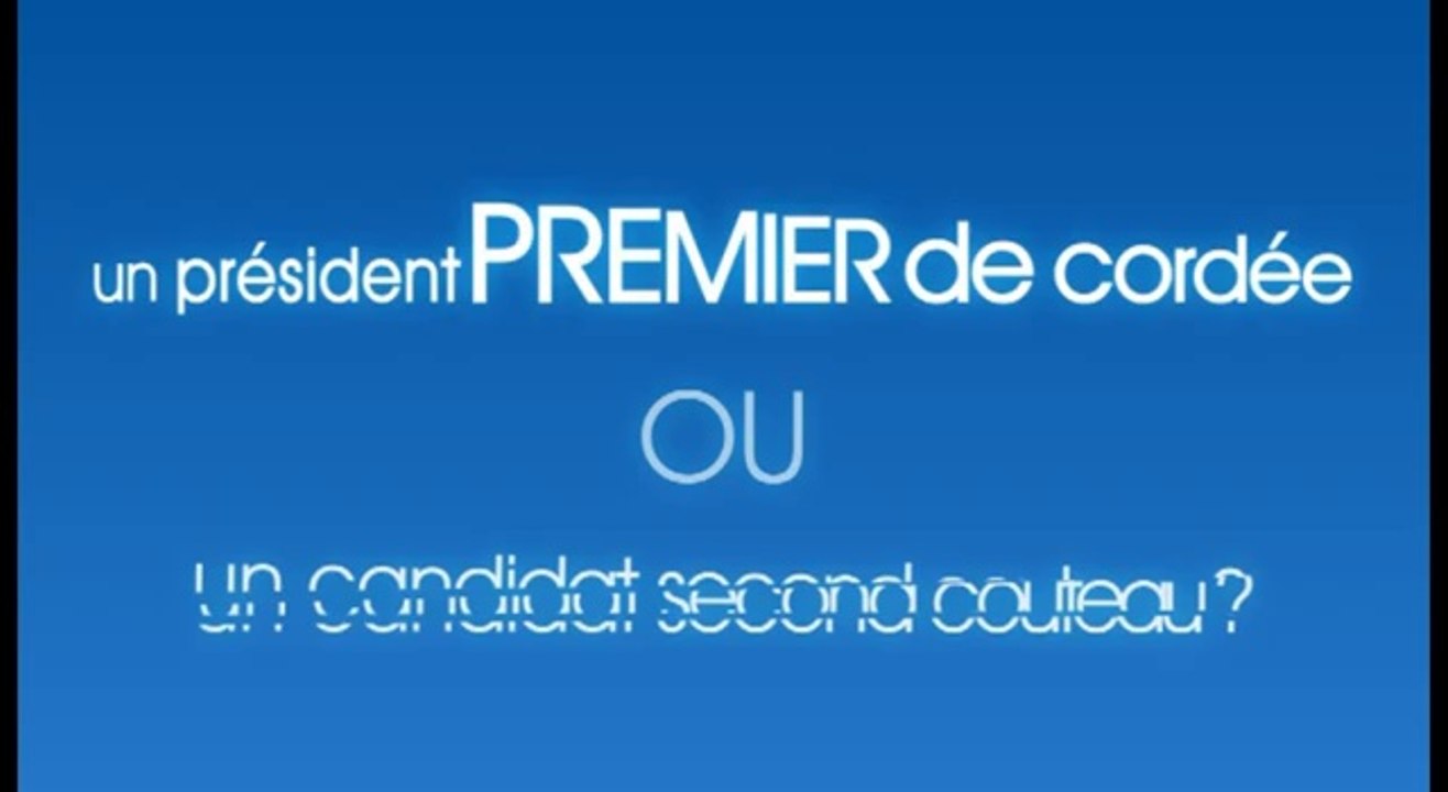 Rappellez vous "Quand on y réfléchit, c'est Sarkozy" [Cordée]