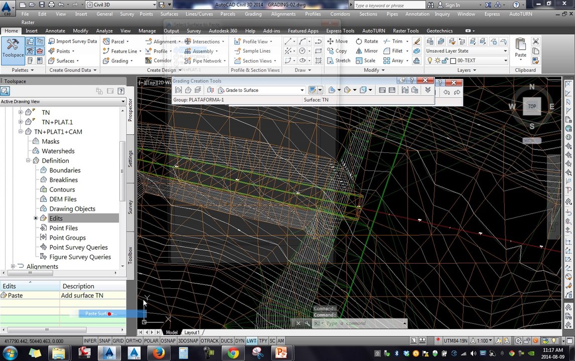 Tutoriales RG - AutoCAD Civil 3D 2014 - 58-SUPERFICIES COMBINADAS