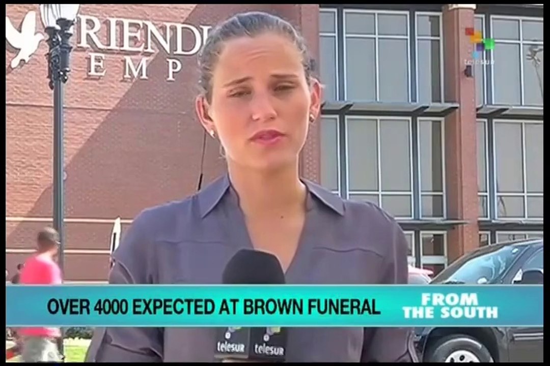 Michael Brown funeral today in Ferguson