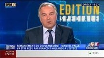 BFM Story: Démission du gouvernement: François Hollande demande à Manuel Valls de composer une nouvelle équipe - 25/08