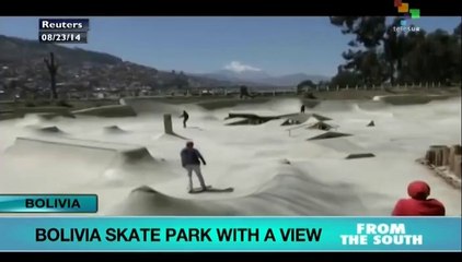 Bolivia skateboard park in La Paz sparks interest